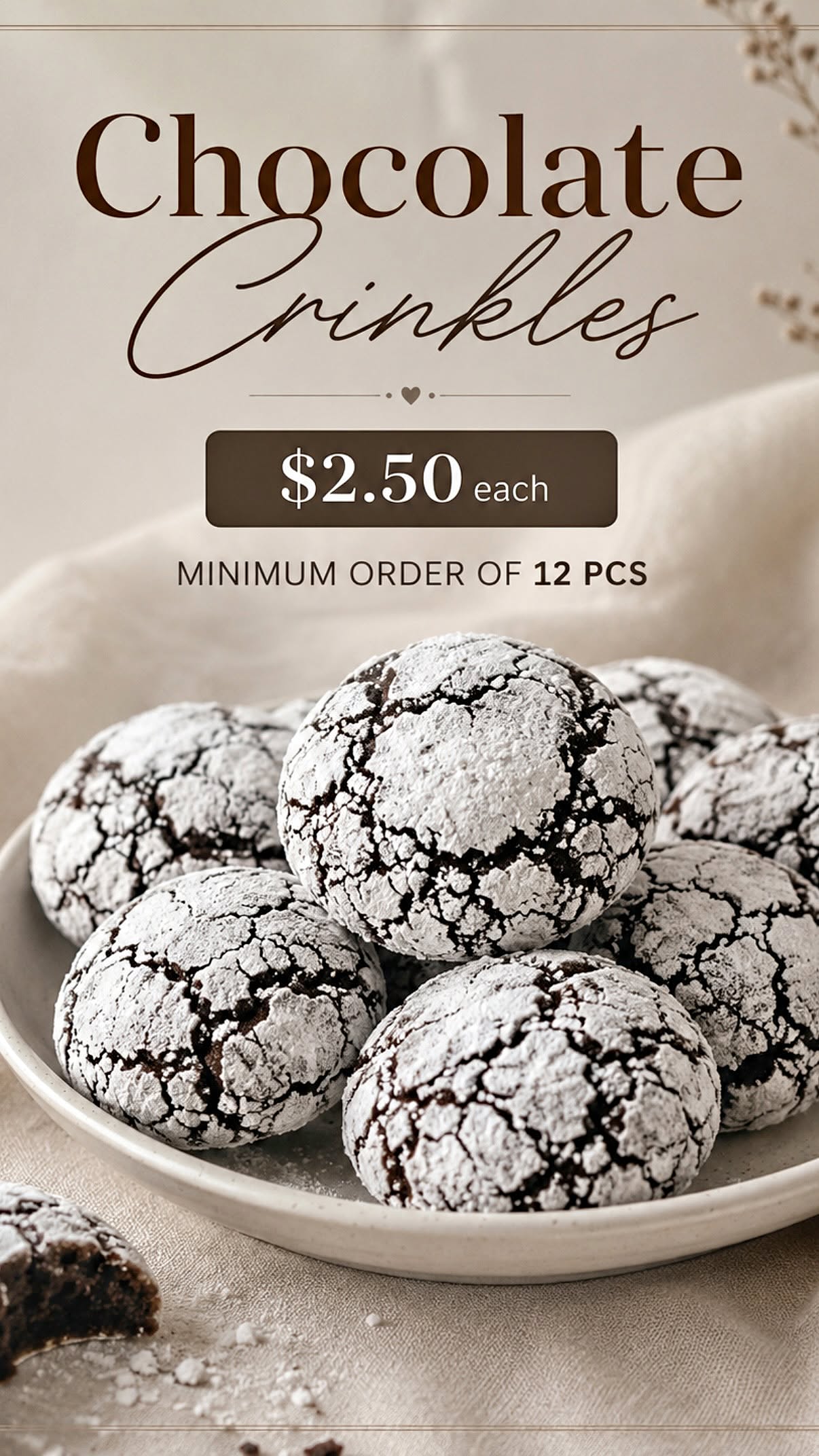 Chocolate Crinkles